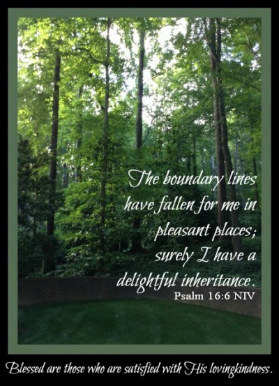 Boundary Lines in Pleasant Places