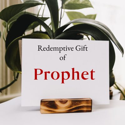 Redemptive Gift of Prophet – Checklist