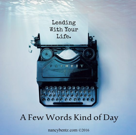 A Few Words Kind of Day