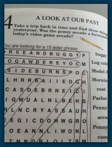 Word search puzzle