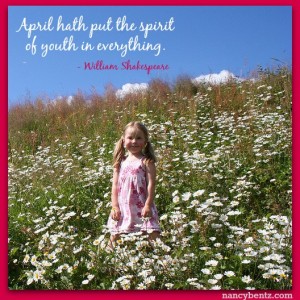 pigtailed girl in daisy field II